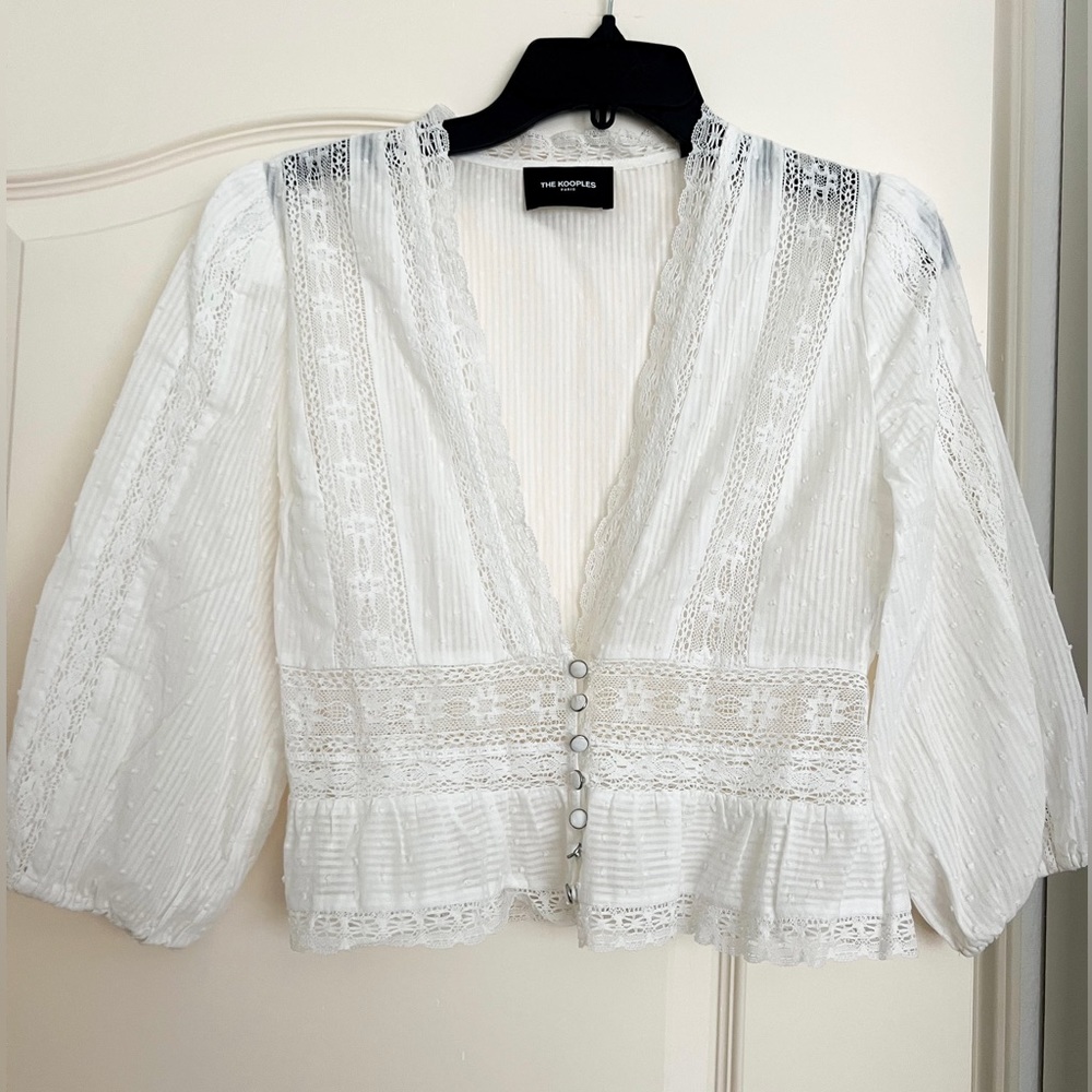The Kooples blouse in white